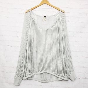 We the Free open knitted sweater